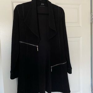 Eva Varro Textured Knit, Open Long Sleeve Barcelona Jacket- New W/O Tags